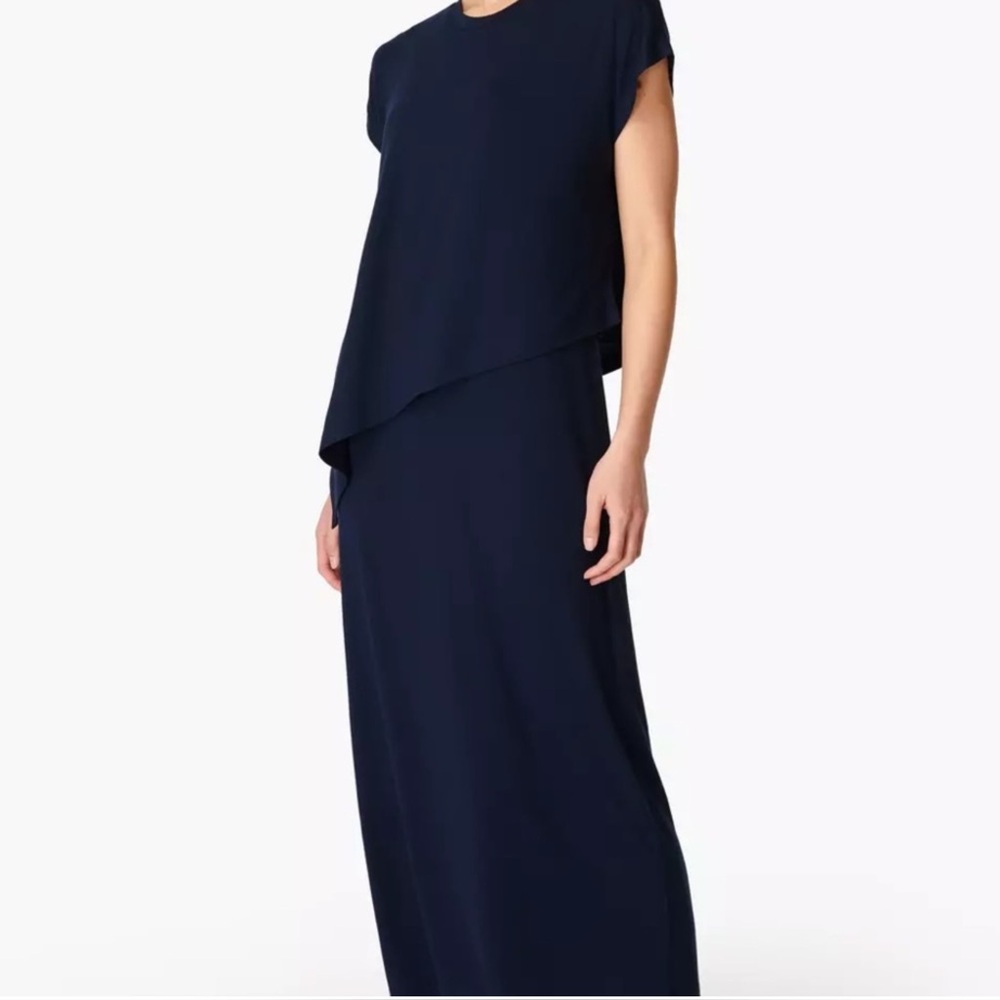 Sweaty Betty Mellow Midi Dress in Navy size Small - Picture 2 of 5